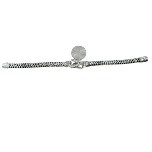 JOHN HARDY~Asli Classic Chain Link Station Bracelet~STERLING SILVER 7.5" - Picture 7 of 7